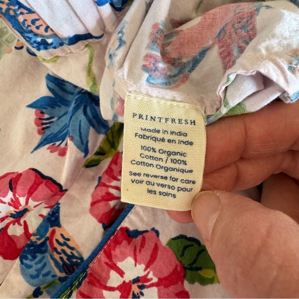 Anthropologie | Printfresh Size Large Hummingbird Haven Pajama Pants w/ Pockets - Picture 9 of 12